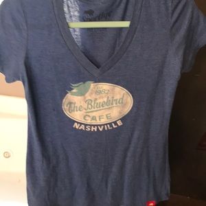 Famous "Bluebird Cafe" Womens tshirt